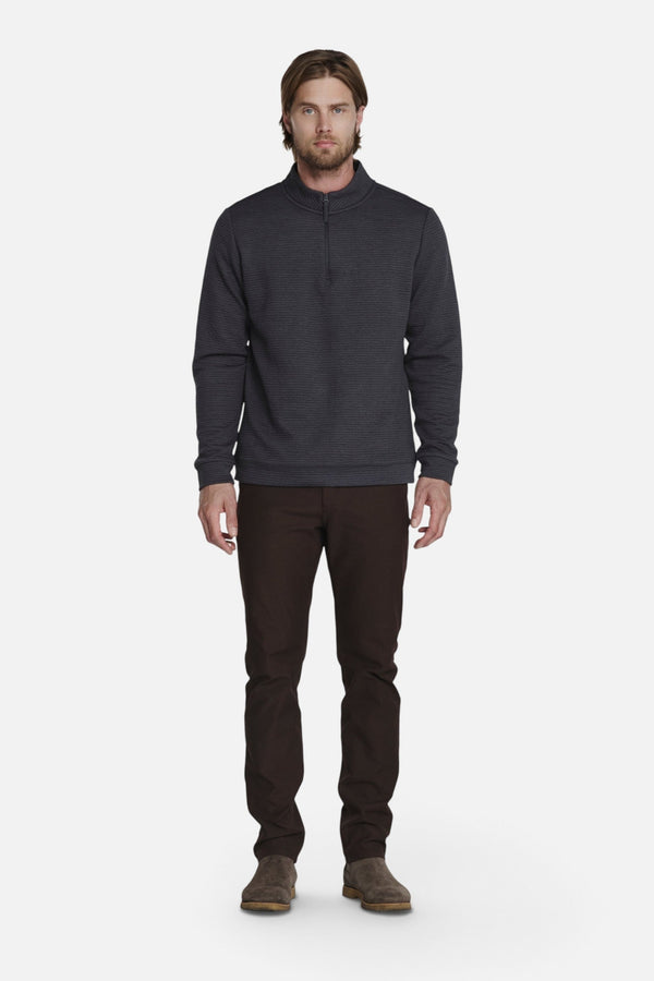 7 Diamonds Men's Elevate Quarter Zip in Anthracite