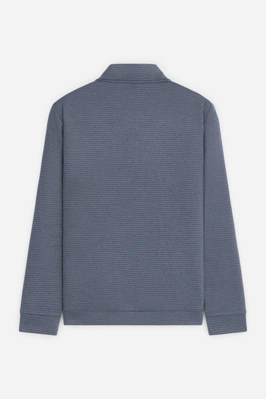7 Diamonds Men's Elevate Quarter Zip in Dusty Blue – back view