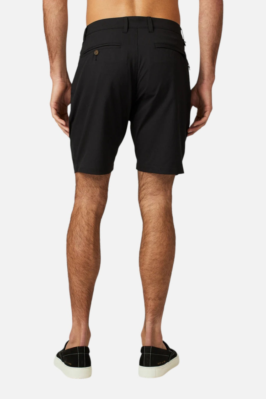 7 Diamonds Men's Everest 8" Short in Black – back view
