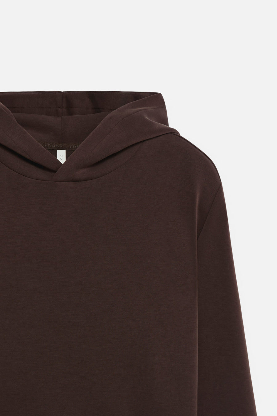 7 Diamonds Men's REV Hoodie in Cacao – detail