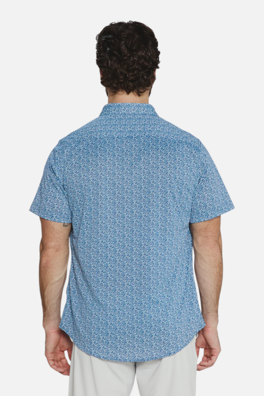 7 Diamonds Men's Solen Short Sleeve in Navy – detail