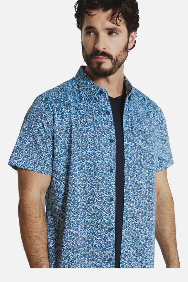 7 Diamonds Men's Solen Short Sleeve in Navy