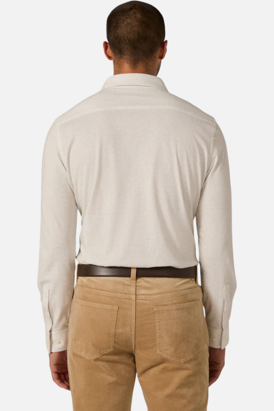 7 Diamonds Monty Long Sleeve Shirt in Natural – side view