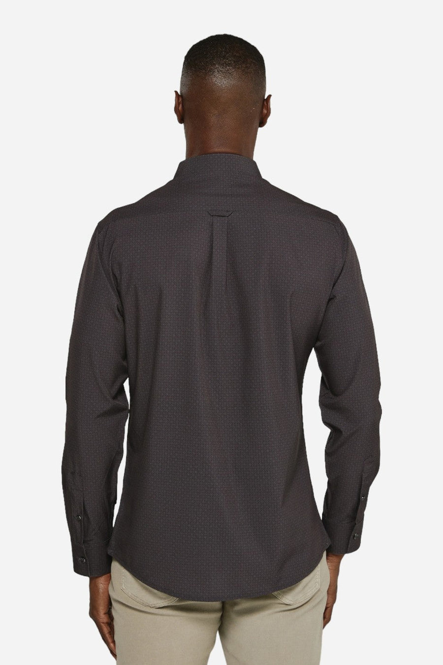 7 Diamonds Niall Long Sleeve Black – side view