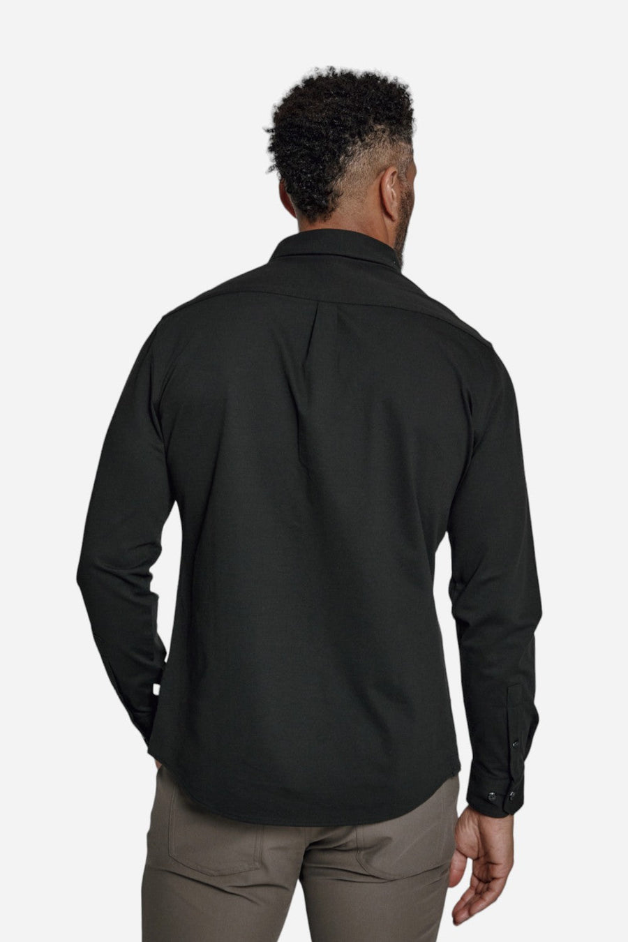 7 Diamonds Oxford Stretch Black – back view
