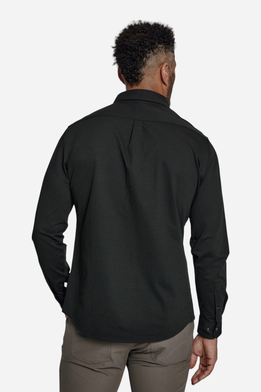 7 Diamonds Oxford Stretch Black – back view