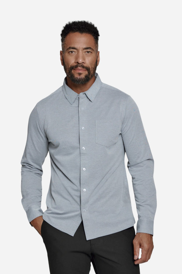 7 Diamonds Oxford Stretch Grey