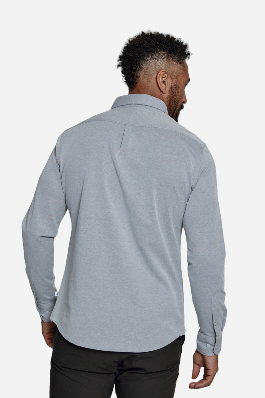 7 Diamonds Oxford Stretch Grey – side view