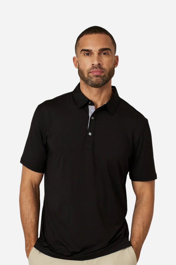 7 Diamonds Palermo Polo in Black