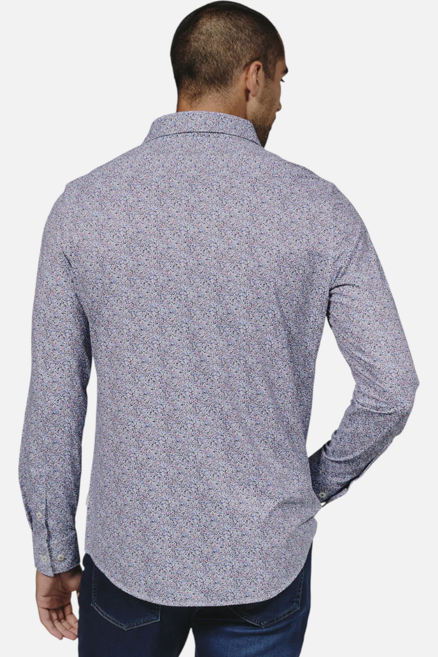 7 Diamonds Prague Long Sleeve in Stone Rose – side view