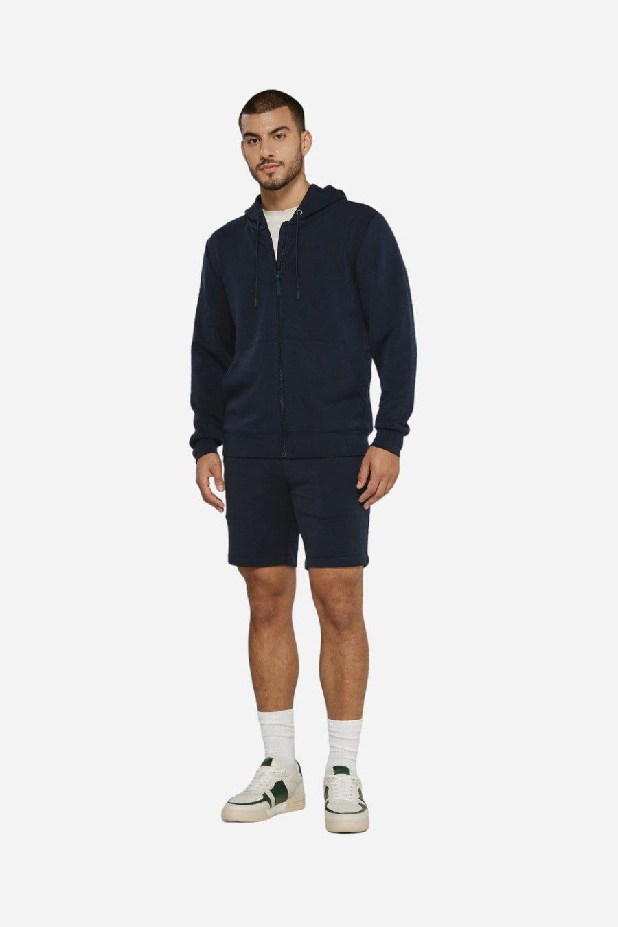 7 Diamonds Rev Full Zip Hoodie Navy – detail