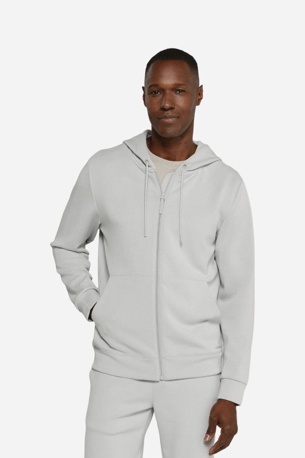 7 Diamonds Rev Full Zip Hoodie Platinum