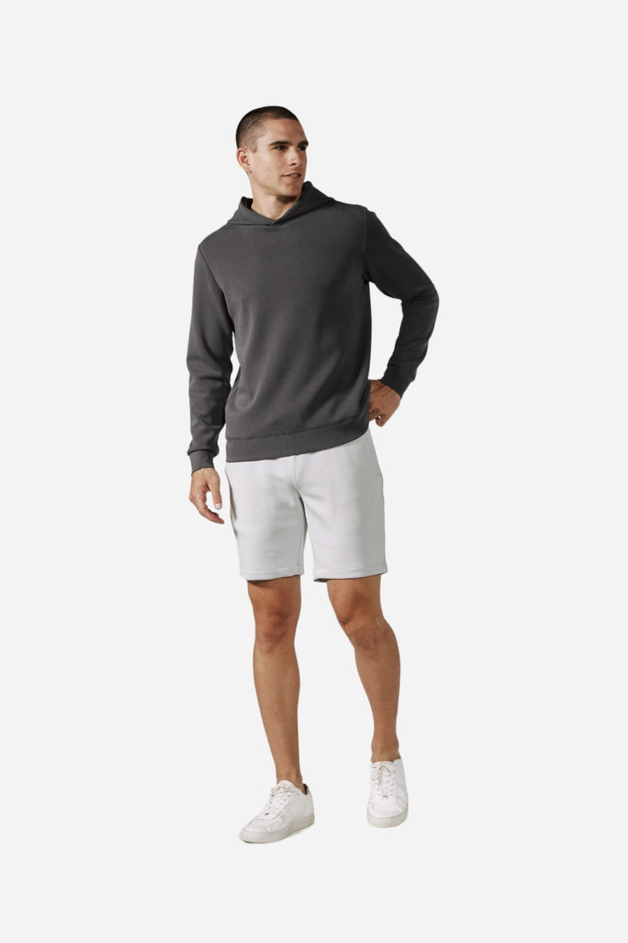 7 Diamonds Rev Hoodie Anthracite – detail