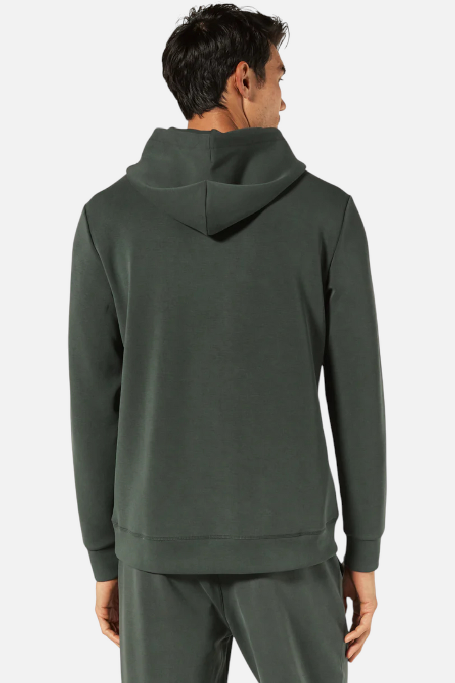 7 Diamonds Rev Hoodie in Basil – side view
