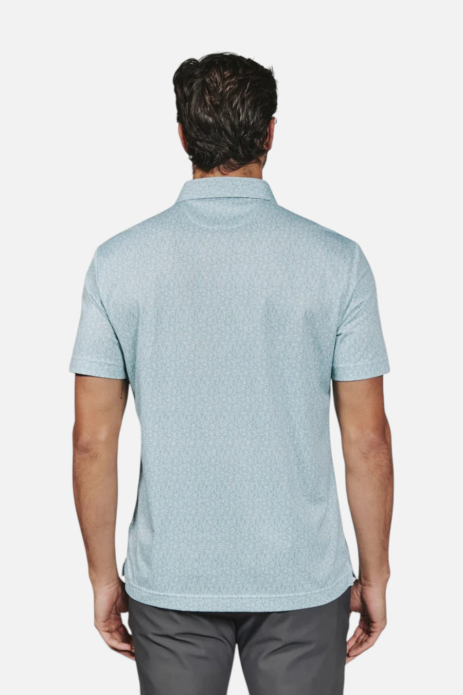7 Diamonds Somerset Polo in Seafoam – side view