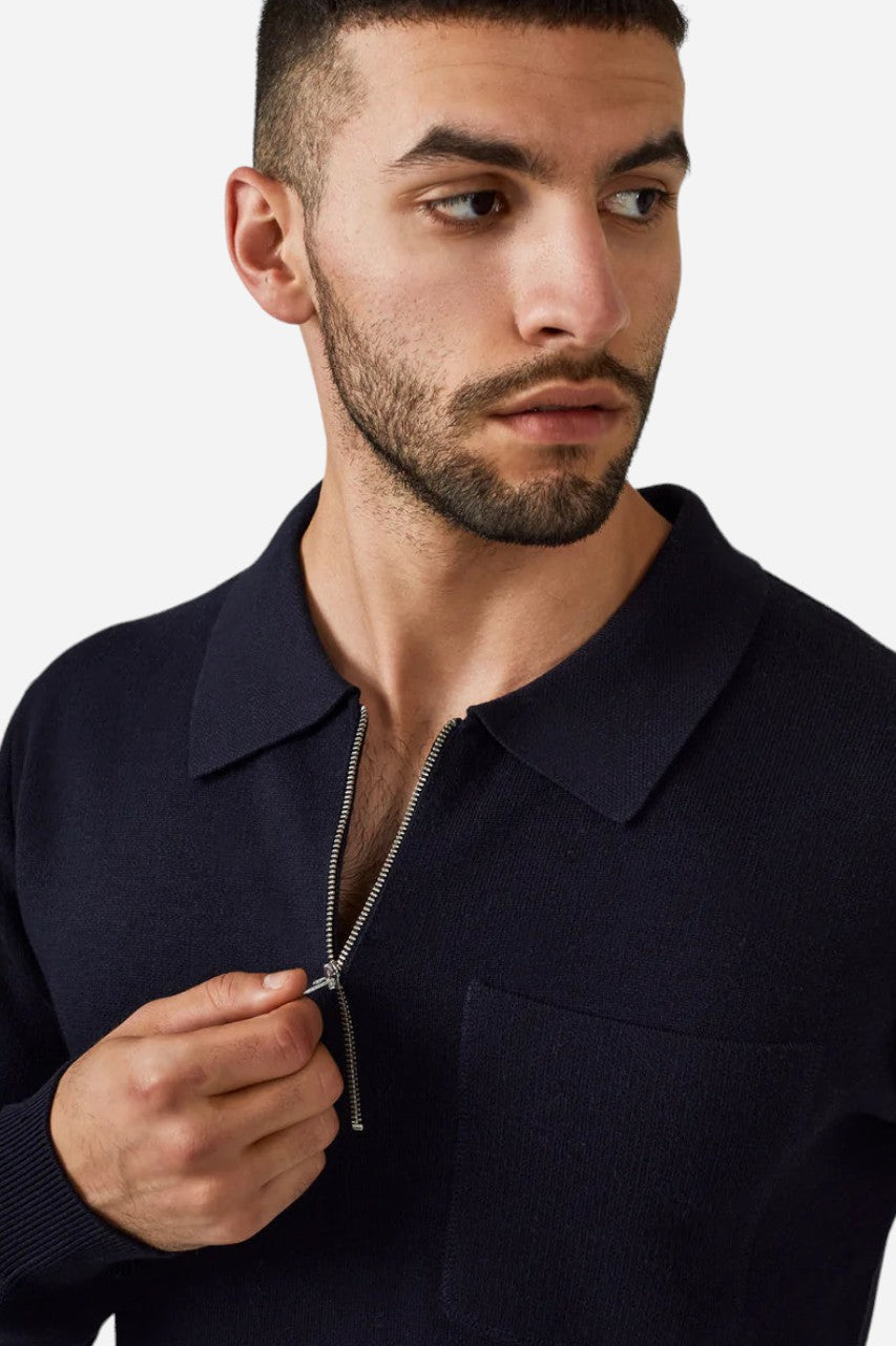 7 Diamonds St. Moritz Sweater in Navy – flat lay