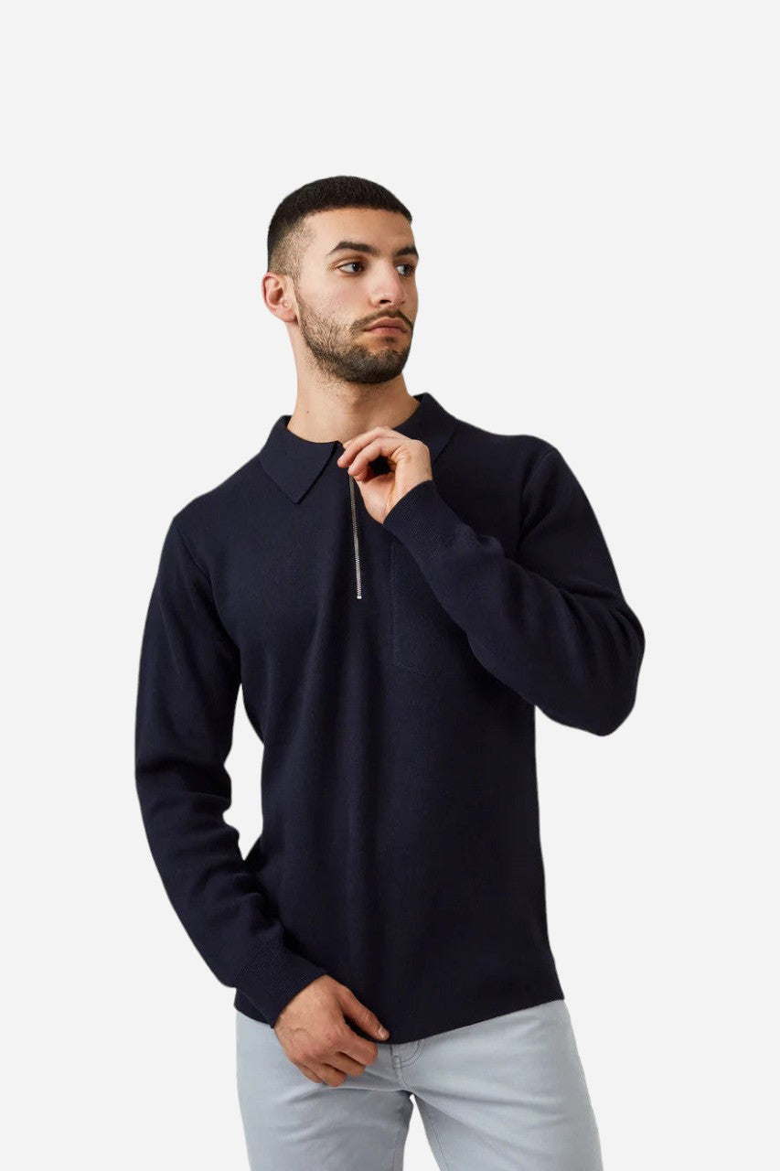 7 Diamonds St. Moritz Sweater in Navy – front view