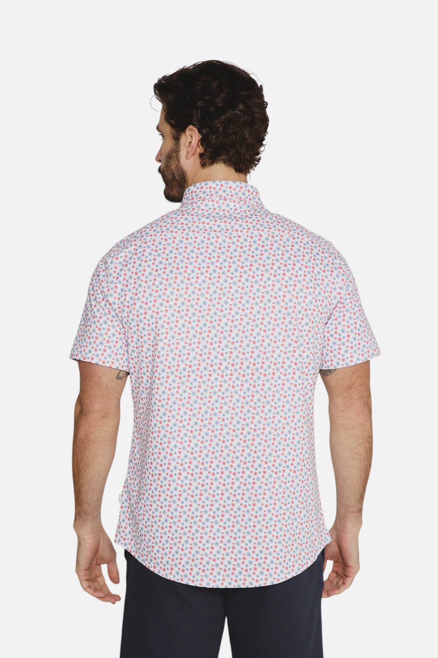 7 Diamonds Sundrift Short Sleeve in White – detail
