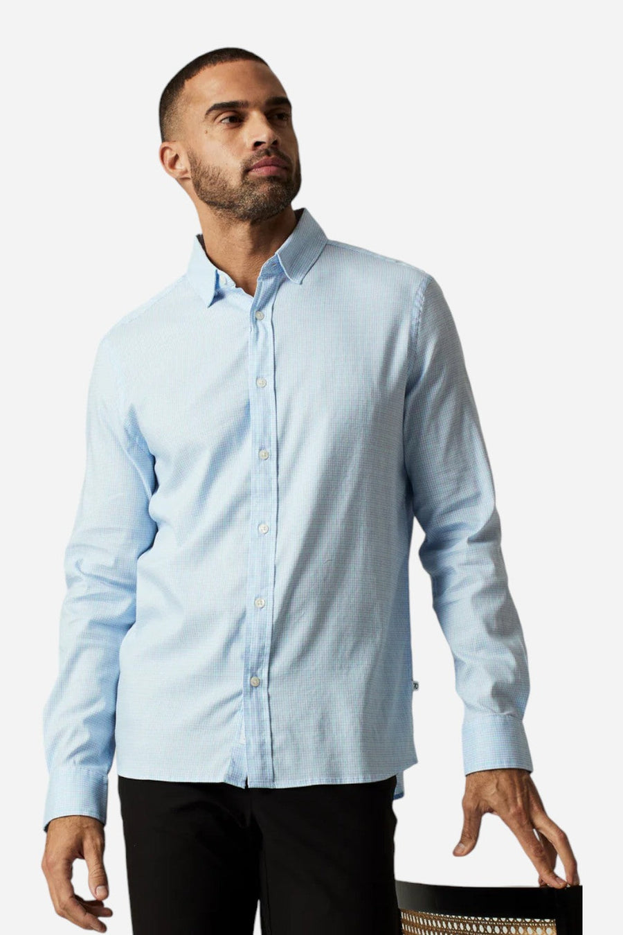 7 Diamonds Verona Long Sleeve Teal – on model