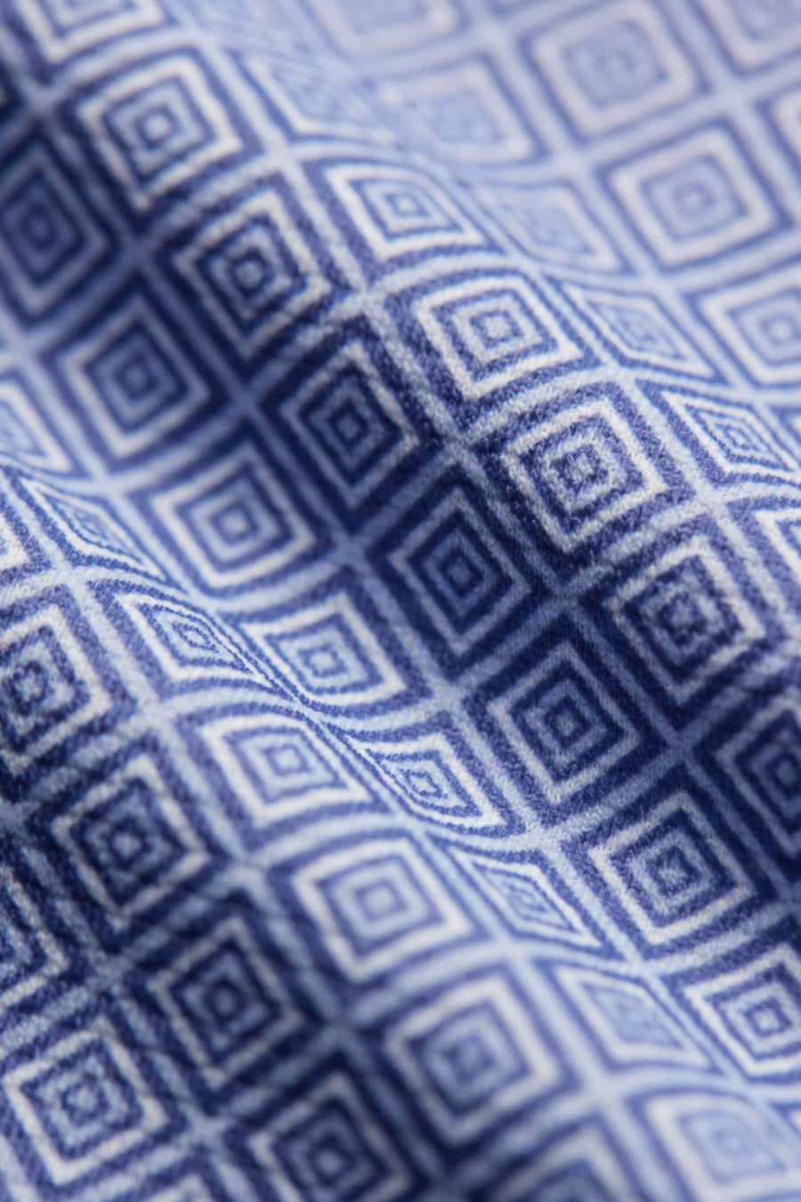 7 Diamonds Wilhem Long Sleeve Shirt in Dusty Blue – detail