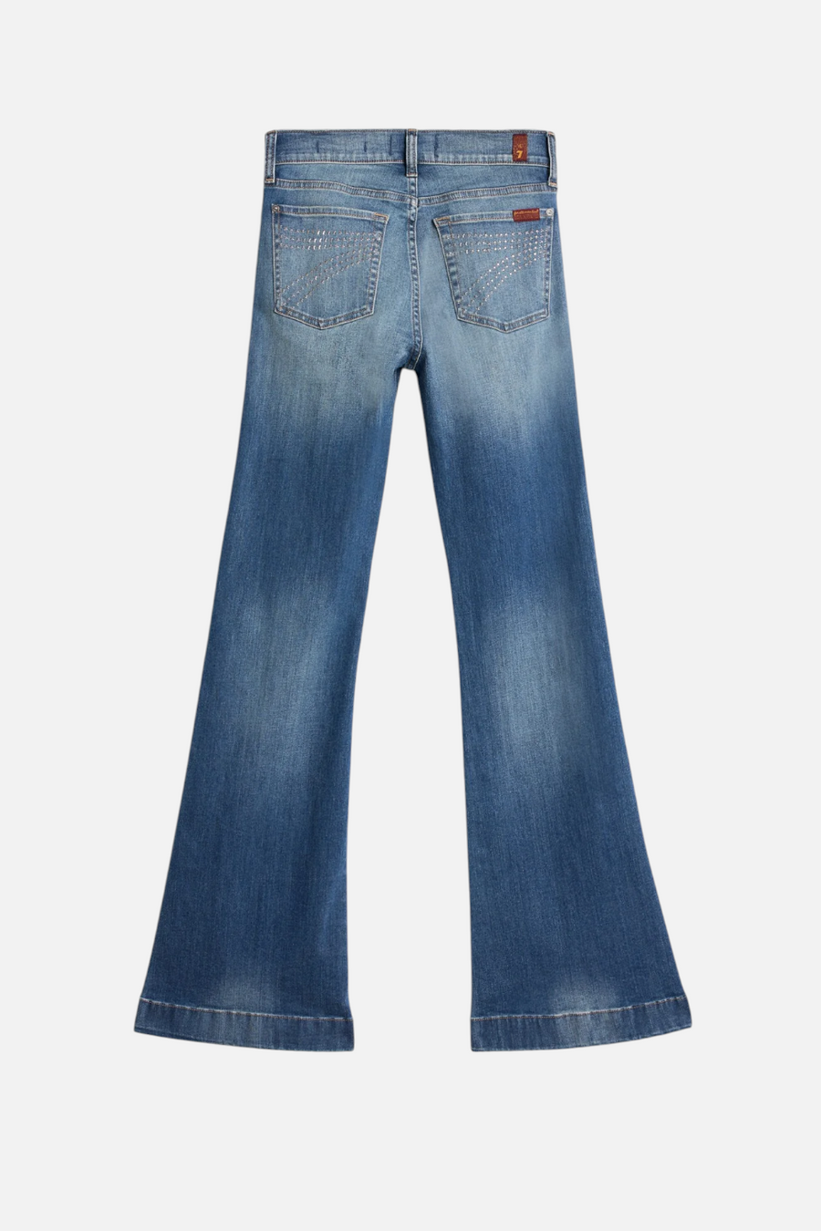 7 For All Mankind Dojo Jeans in Faded Echo – detail