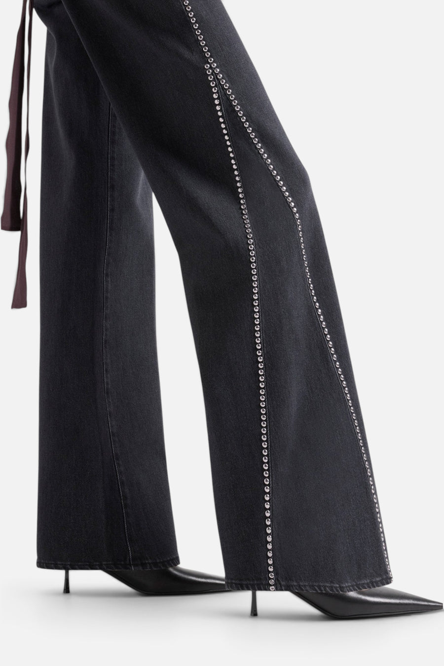 7 For All Mankind Lotta in Nocturne – hem detail