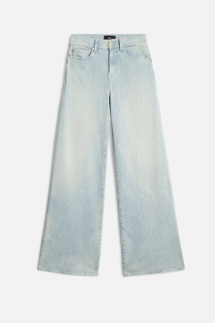7 For All Mankind Wide Leg Jeans in Lotta Stripes – alternate