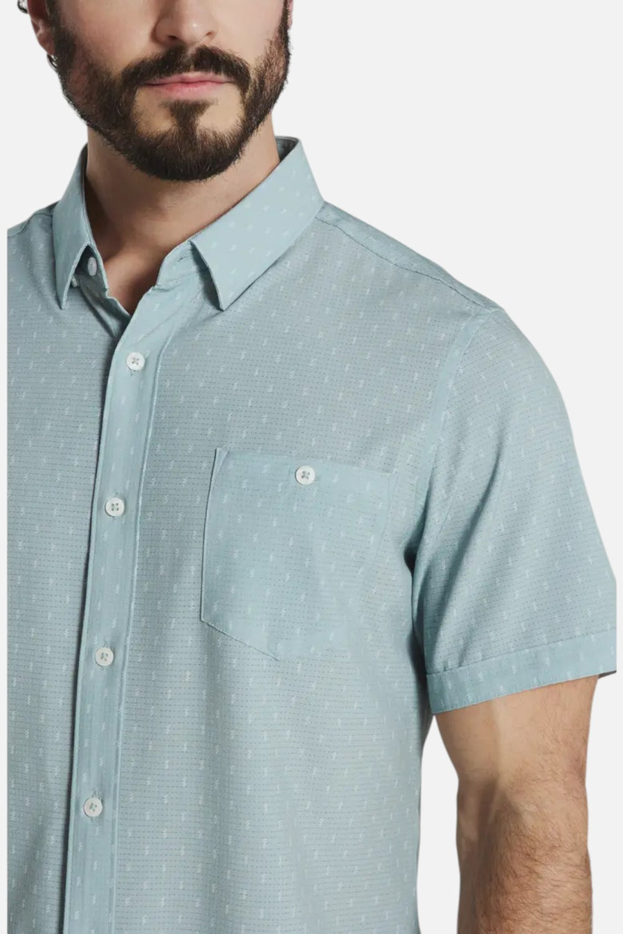 7 Diamonds Renzo Short Sleeve Seafoam