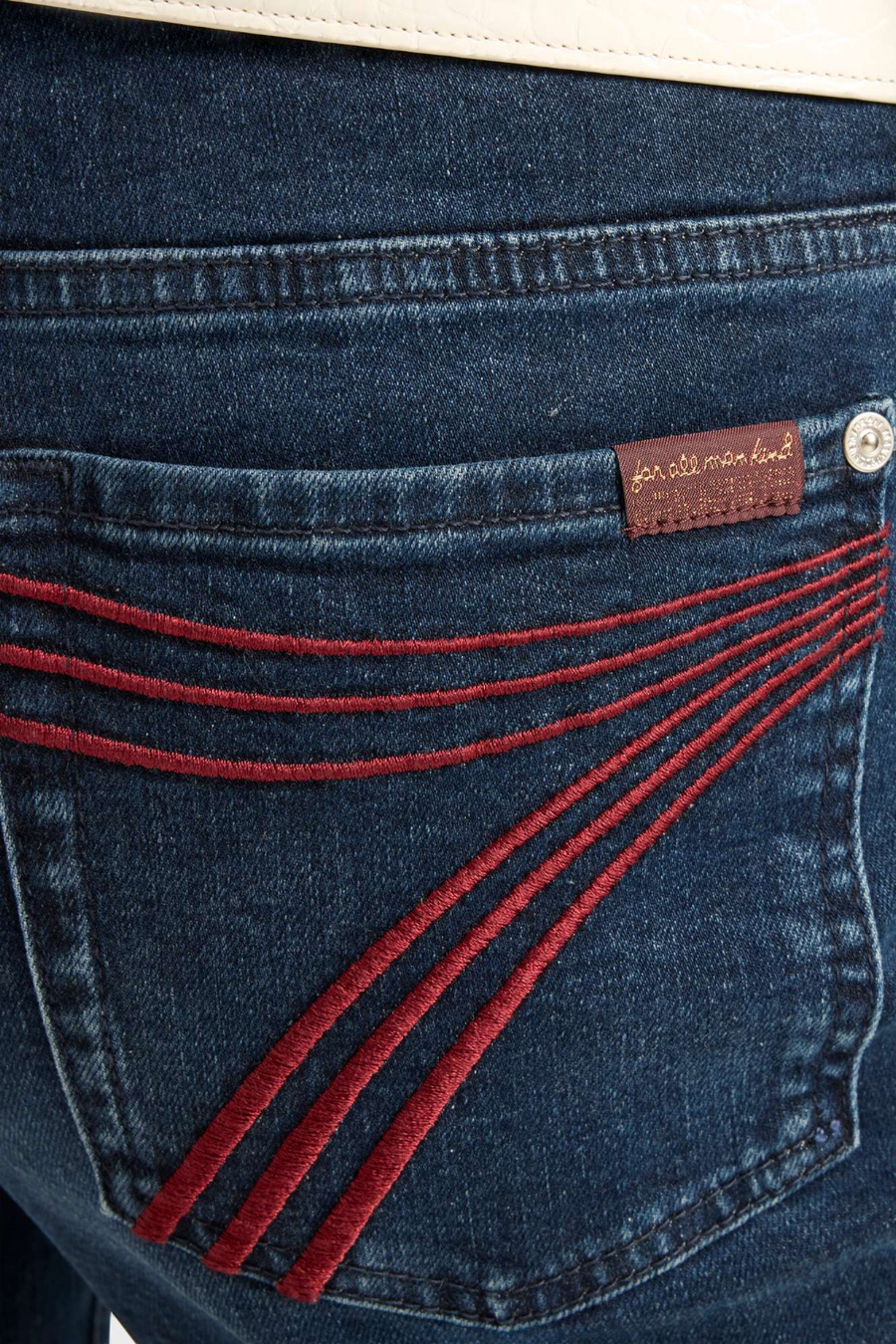 7 For All Mankind Dojo Mid-Rise Bootcut Jean in Shadowleaf