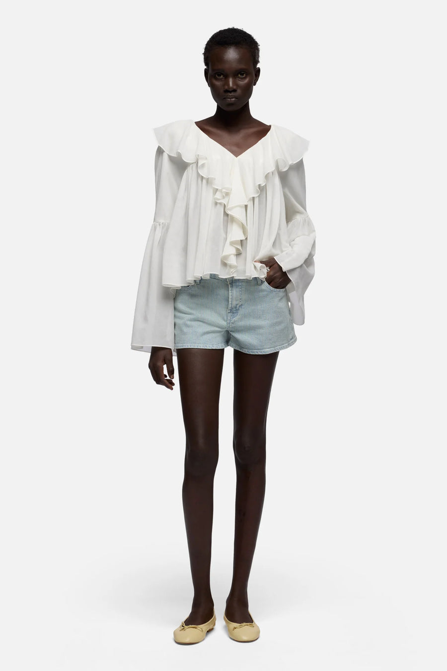 7 For All Mankind Shorts in Comfort Stripes