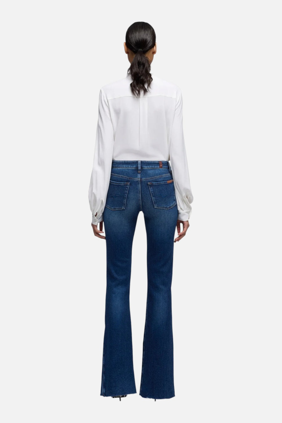 7 For All Mankind The Leggy Mid-Rise Bootcut Jean in Current