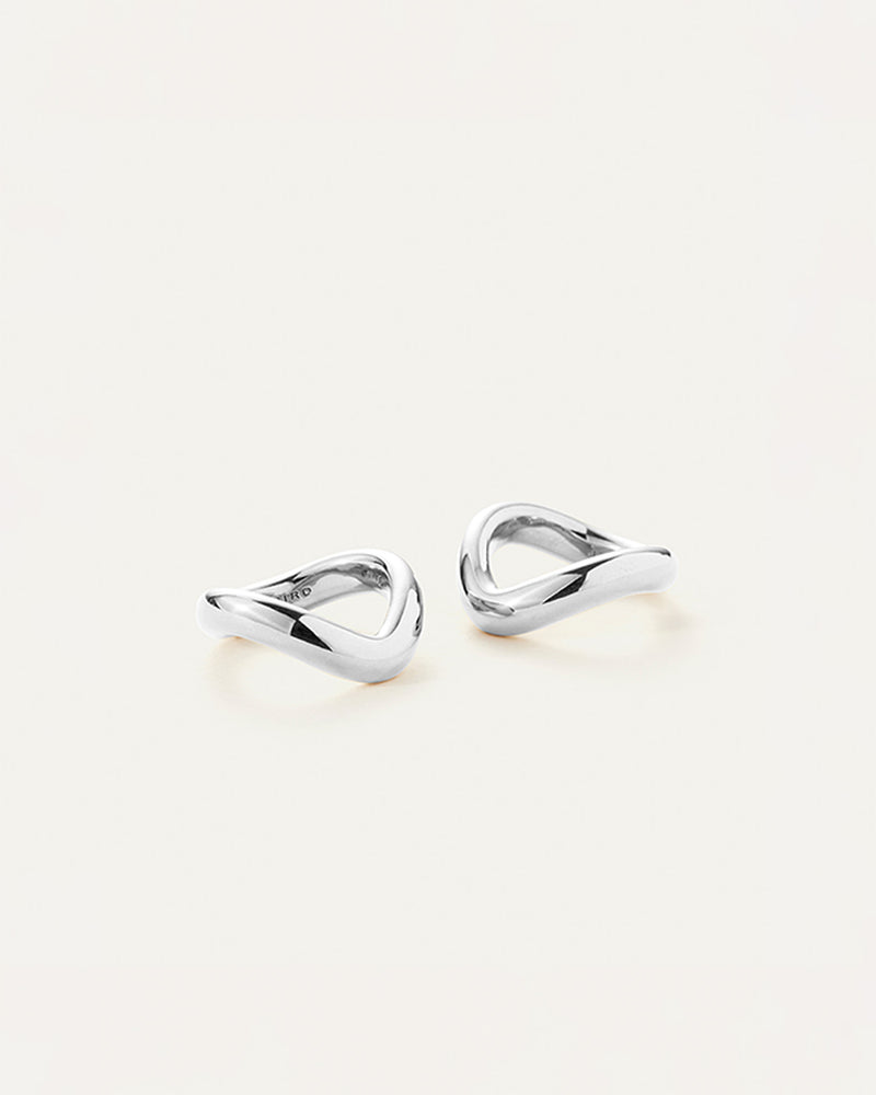 Jenny Bird Ola Ring Set in Sterling Silver - Size 7