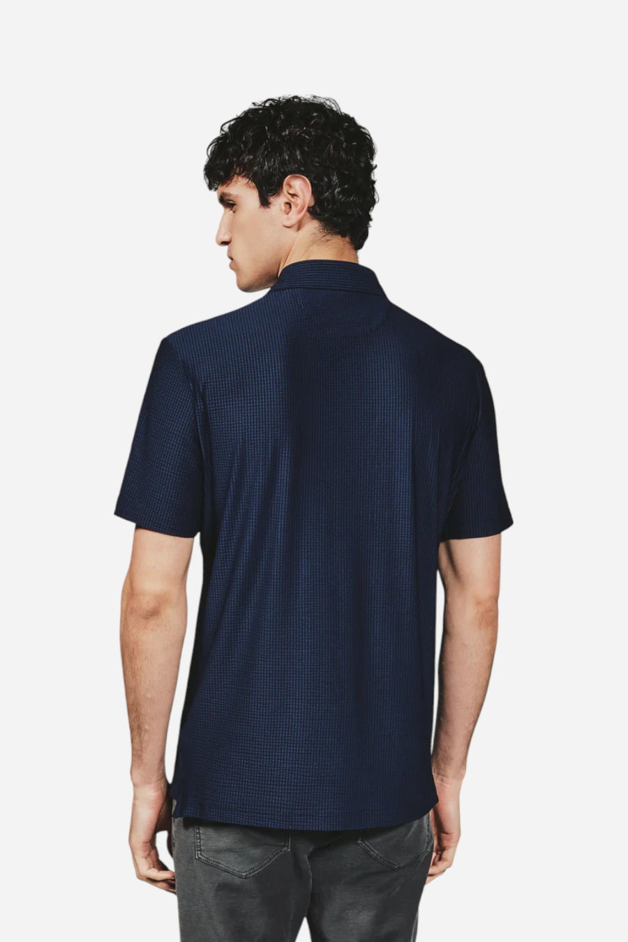 7 Diamonds Marlowe Polo in Navy