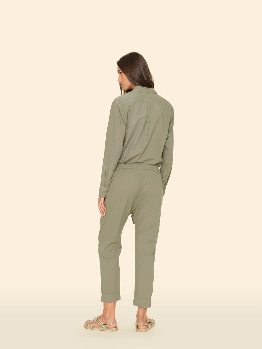 Xirena Green Army Draper Pant