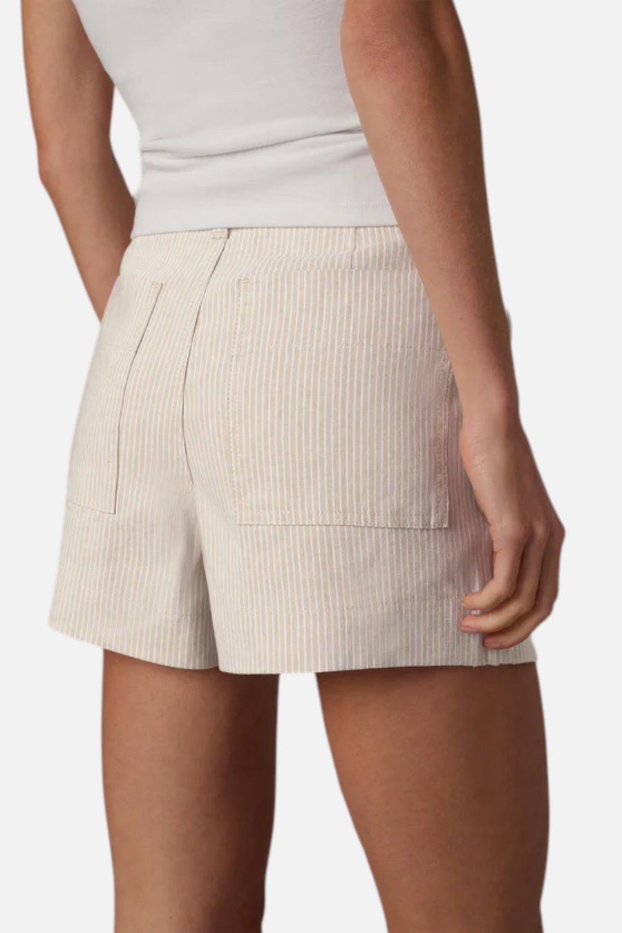 Joes Jeans Karter Trouser Short in Micro Stripes