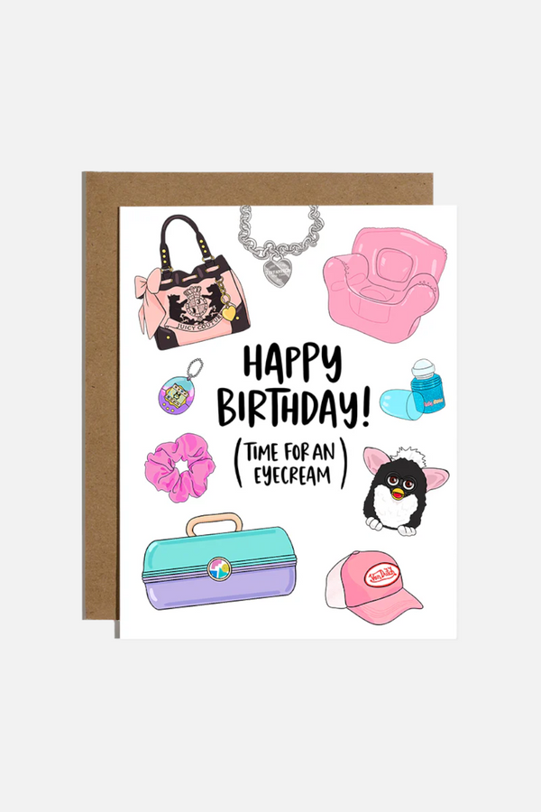90's Girl Birthday Card