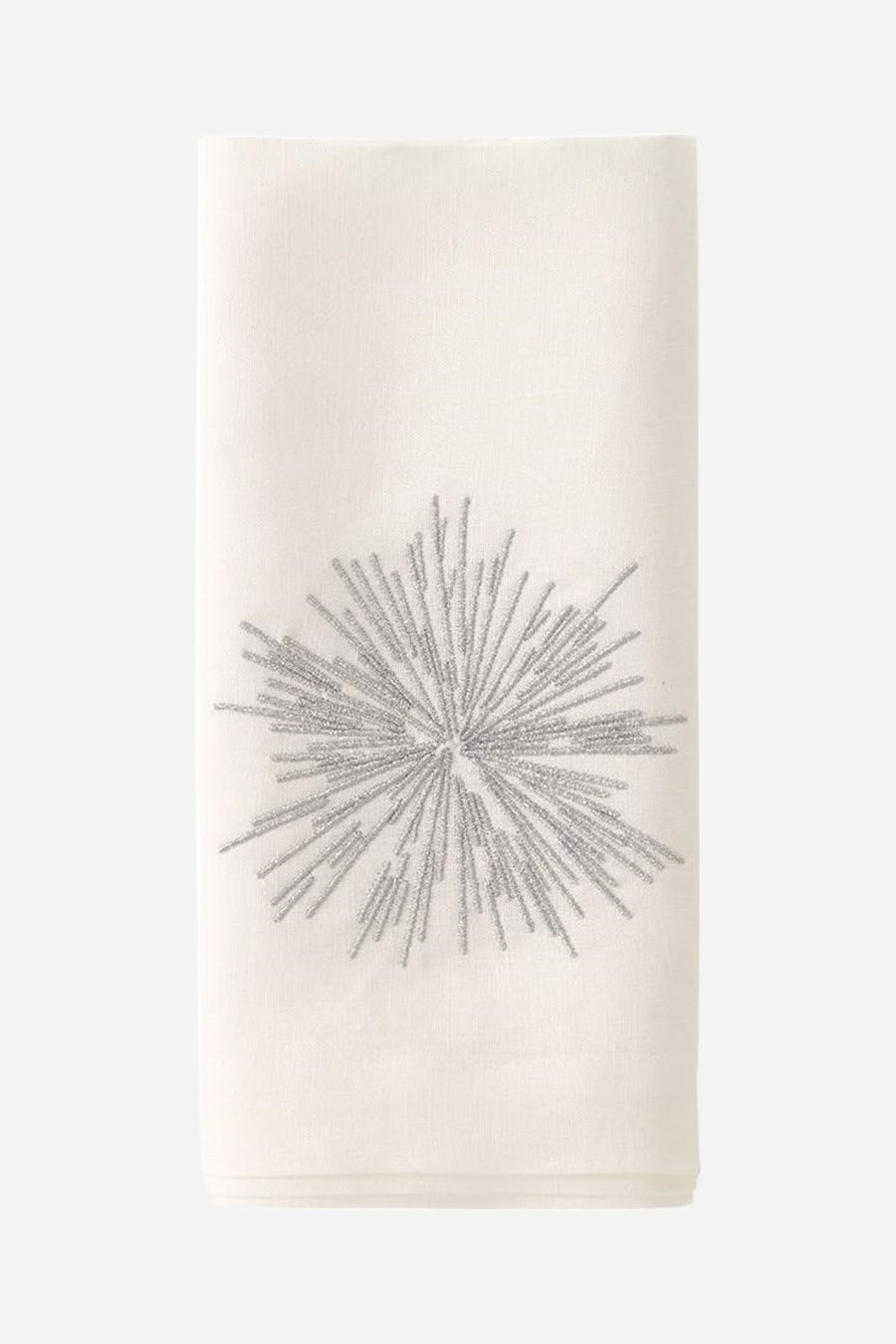 Starburst Silver Napkins Set of 4
