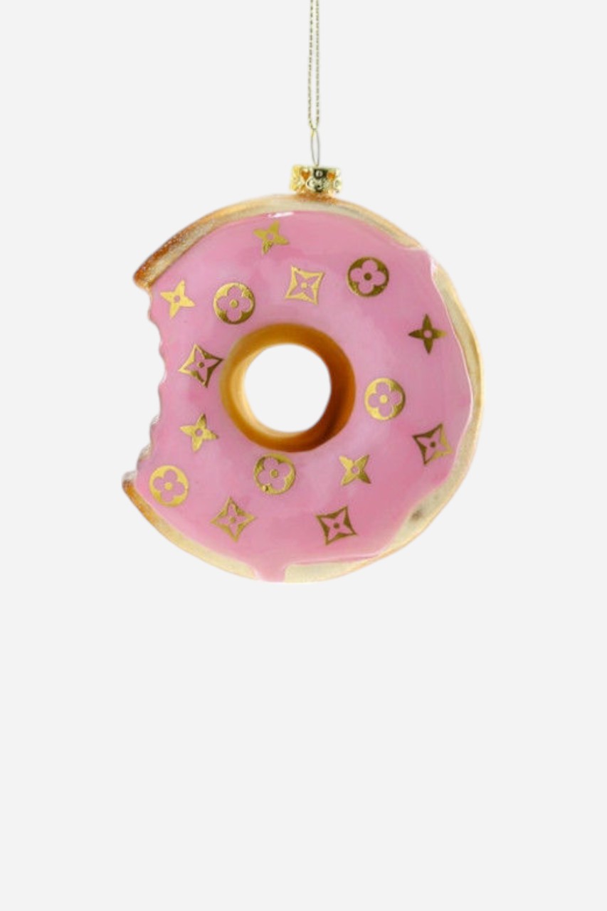 Fashion House Donut Pink Bite Ornament