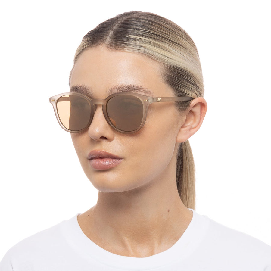 Le Specs Bandwagon Sunglasses in Matte Stone