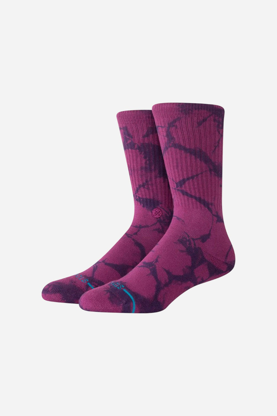 Stance Icon Dye Crew Socks in Navy