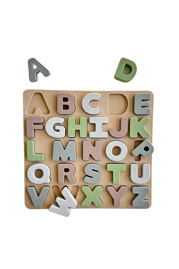 Ali + Oli ABC Soft Silicone Puzzle for Toddlers - 27 Pieces