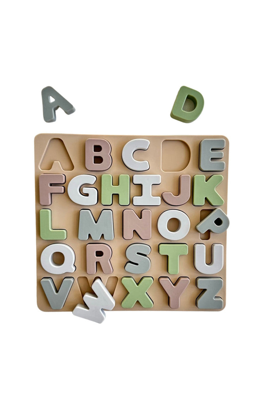 Ali + Oli ABC Soft Silicone Puzzle for Toddlers - 27 Pieces