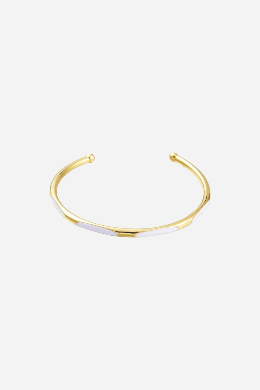 Farrah B Admired Cuff Bracelet in White