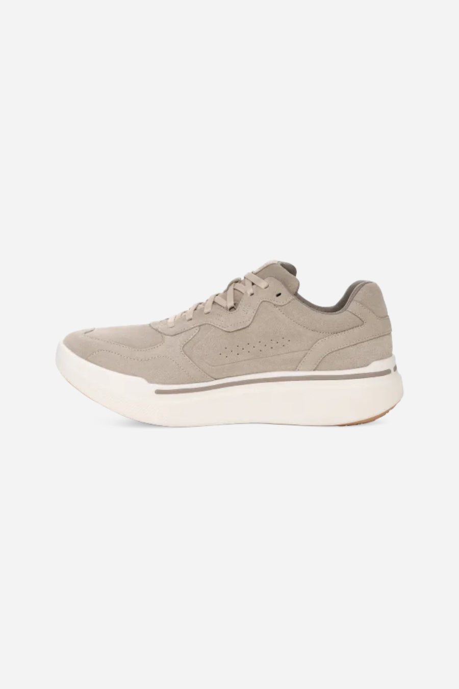 AHNU Women's Sequence 1.1 Suede in Oatmeal – side view