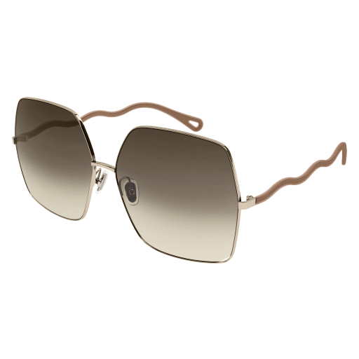 Chloé Squared Sunglasses in Brown