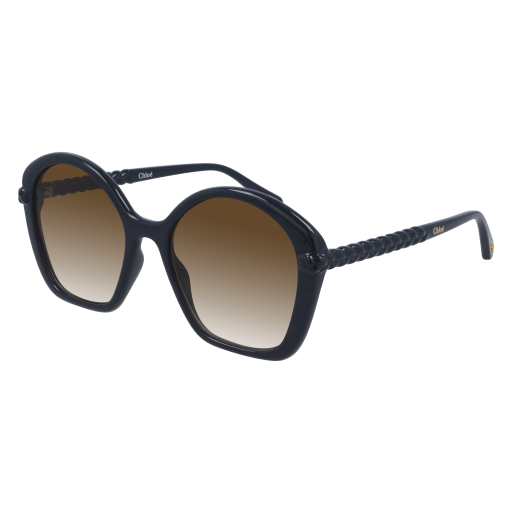 Chloe Blue Sunglasses with Brown Gradient lenses