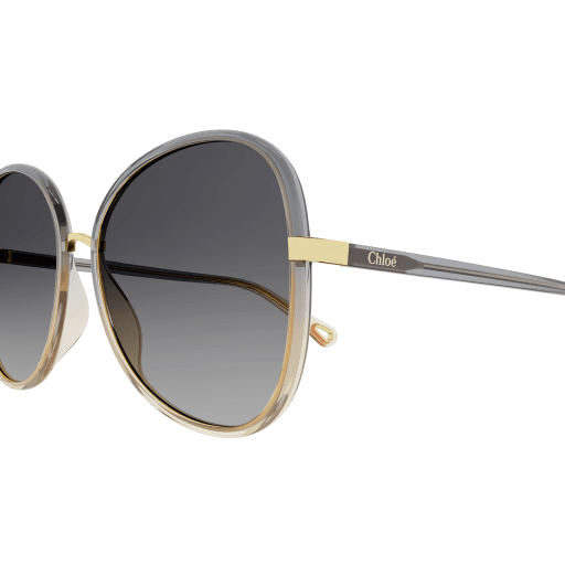 Chloe Gray Sunglasses with Gray Gradient lenses
