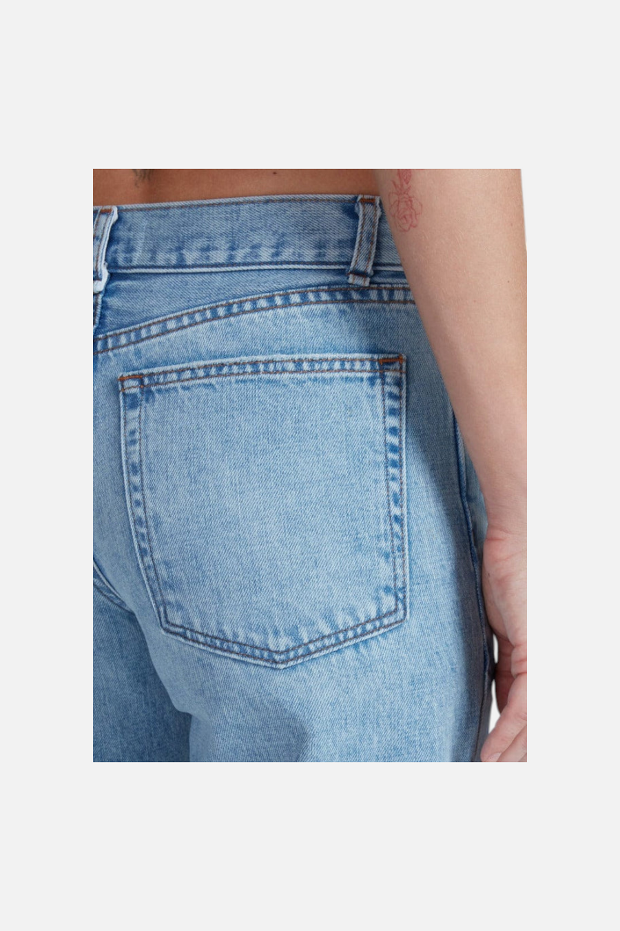ASKK NY Longboarder High-Rise Wide-Leg Jean in Blondie – alternate