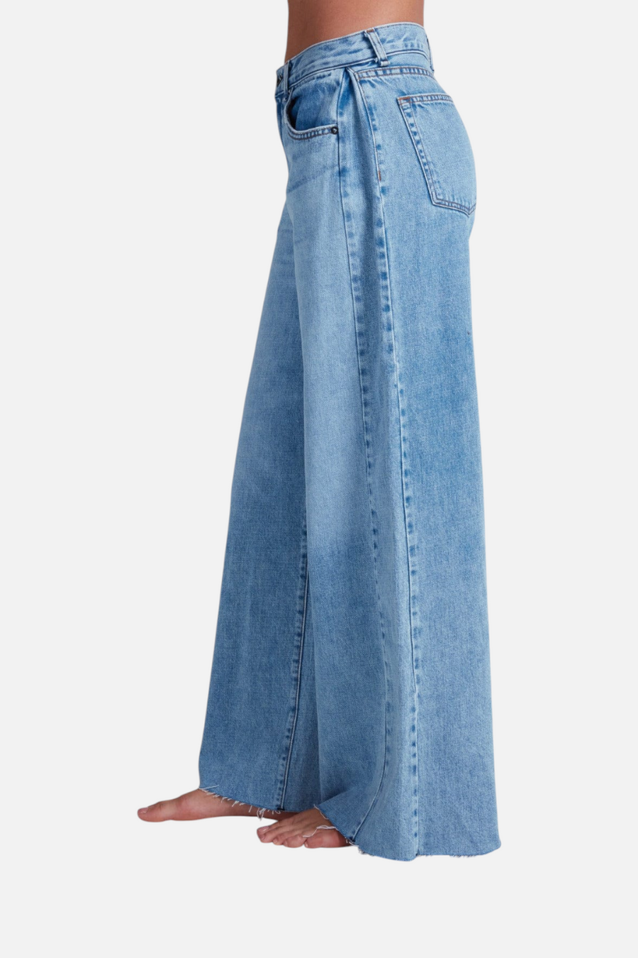 ASKK NY Sloop Wide Leg Jean in Blondie