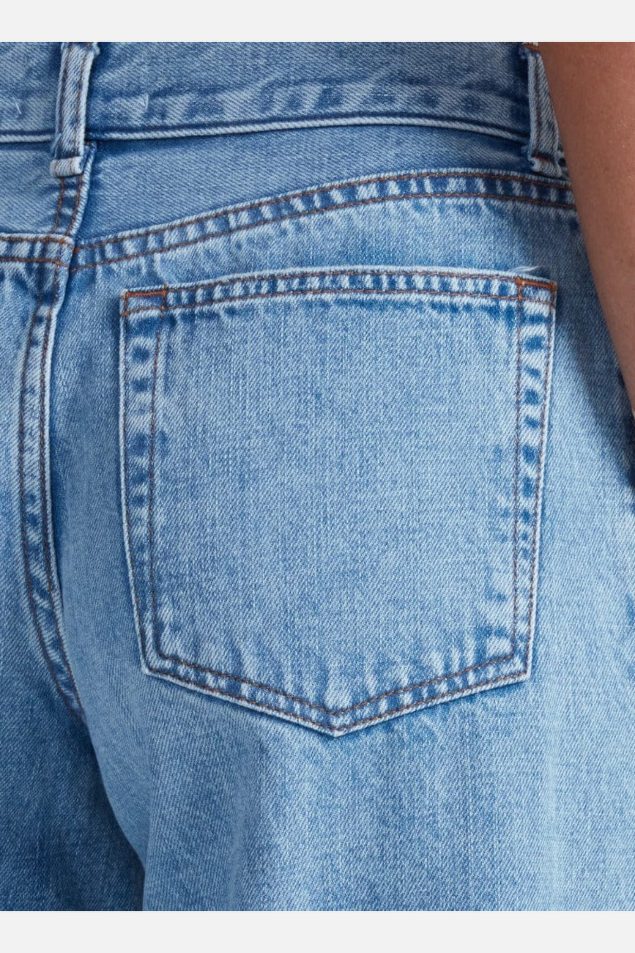 ASKK NY Sloop Wide Leg Jean in Blondie
